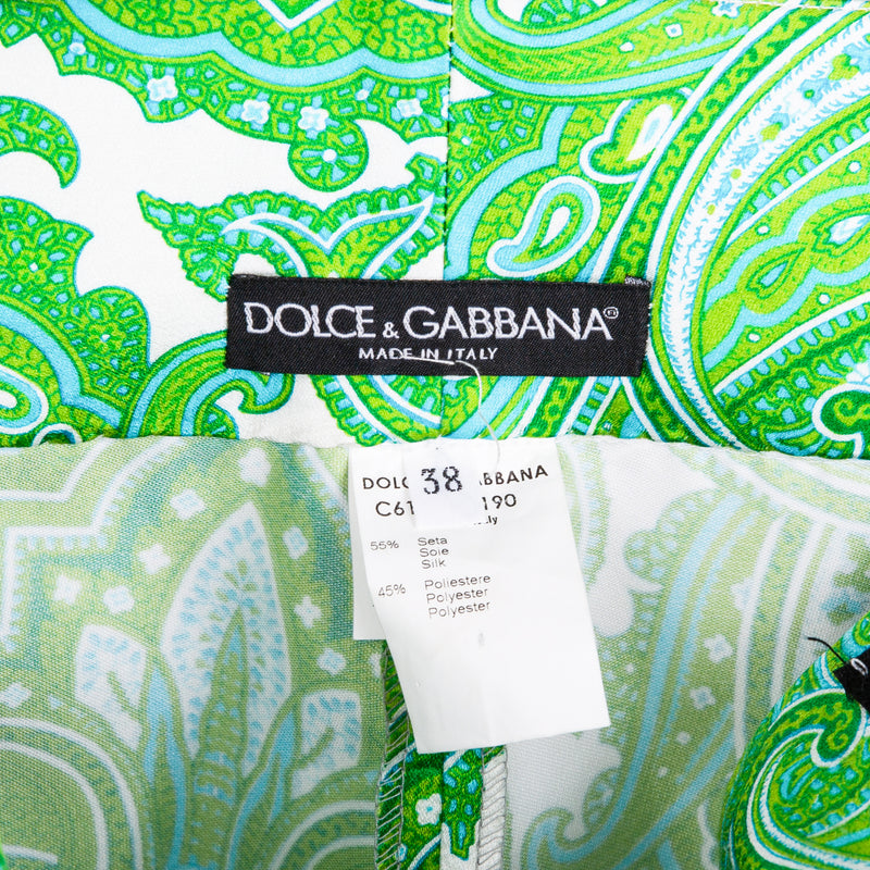 Dolce & Gabbana Spring 2000 Runway Paisley Pants