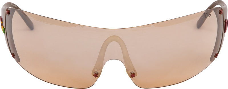 Christian Dior Rasta 4 Logo Sunglasses