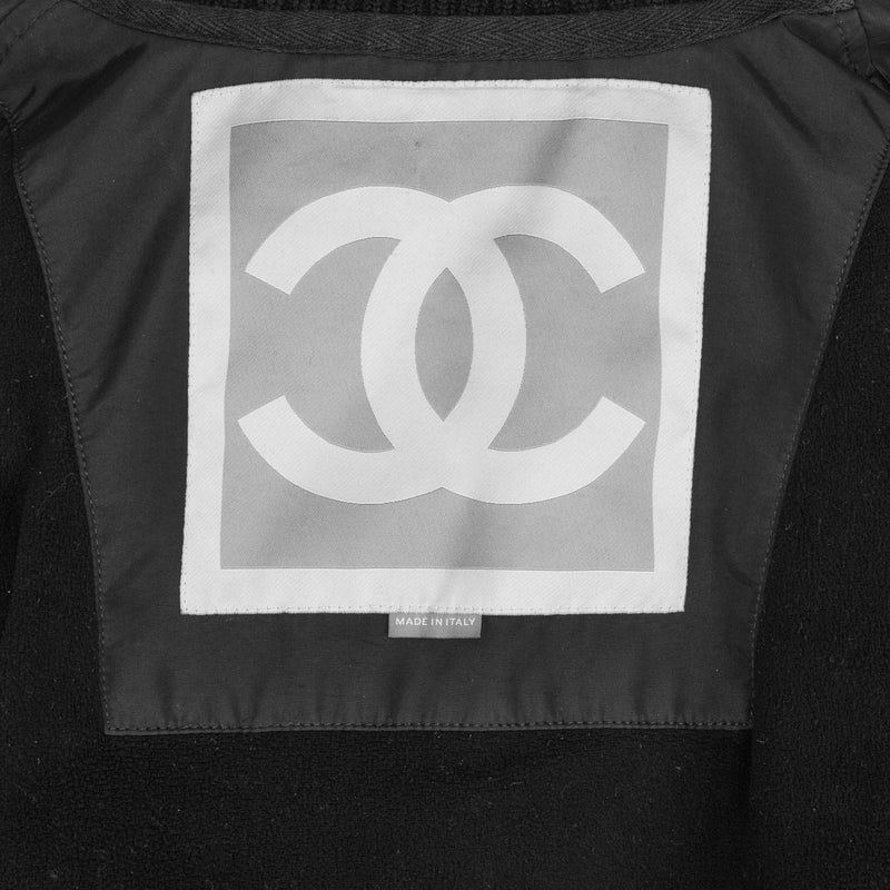 Chanel Fall 2002 Logo Puffer Jacket Pants Set