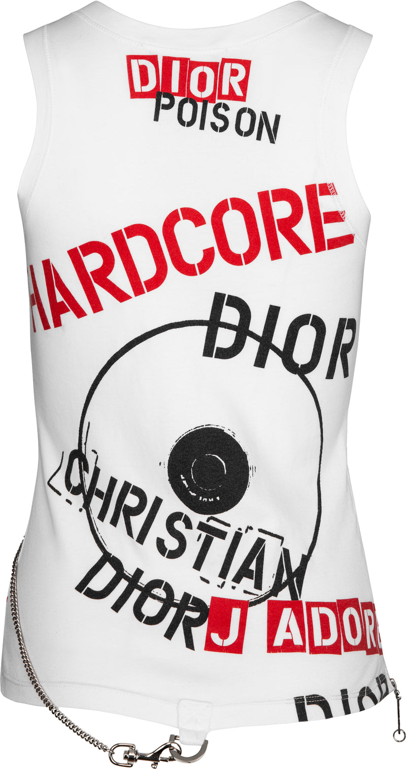Christian Dior Hardcore Chain Sleeveless Top