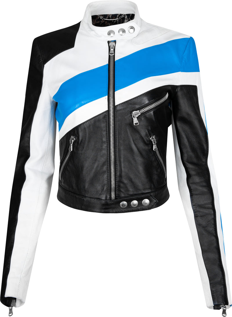 Dolce & Gabbana Spring 2001 Runway Leather Biker Jacket