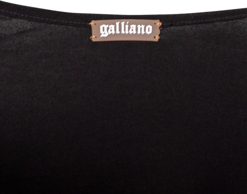 John Galliano Sequinned Logo Tank Dress
