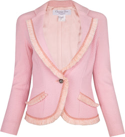 Christian Dior Fall 1997 Pink Runway Blazer Jacket