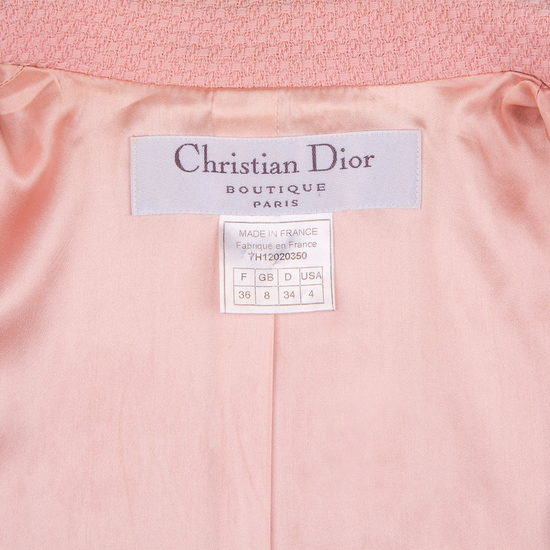 Christian Dior Fall 1997 Pink Runway Blazer Jacket