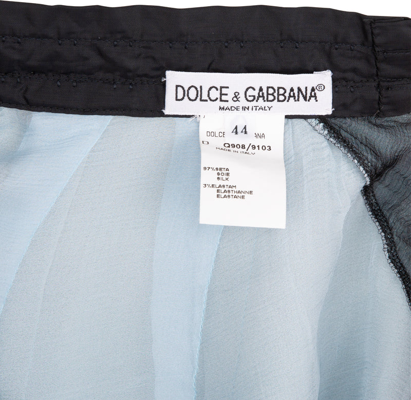 Dolce & Gabbana Spring 1998 Runway Swarovski Printed Tunic