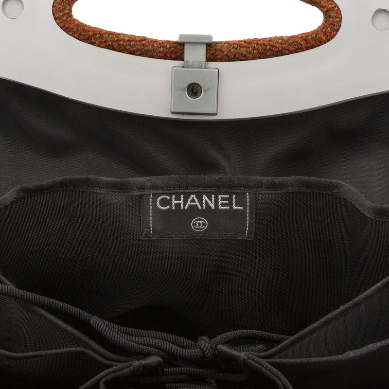 Chanel Chanel Millenium Beige Felt Hard Case Shoulder Bag-2005
