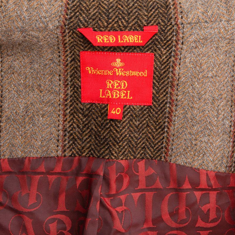 Vivienne Westwood Tweed Heart Blazer Jacket