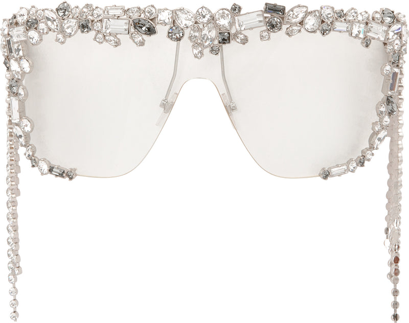Givenchy Spring 2019 Runway Shower Swarovski Embellished Sunglasses
