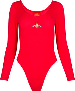 Vivienne Westwood Red Orb Embroidered One-Piece