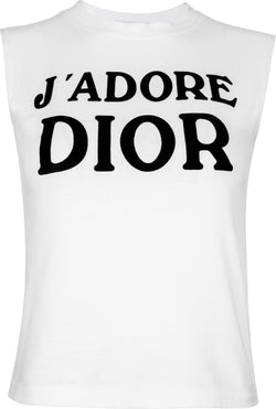 Christian Dior J'Adore Dior Fall 2001 Runway Sleeveless Top