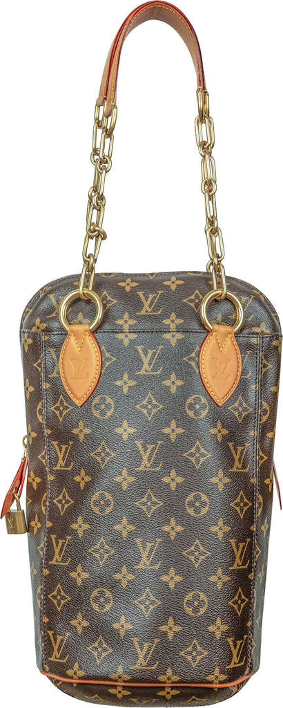 LOUIS VUITTON Monogram Iconoclasts Karl Lagerfeld Punching Suitcase and Boxing  Gloves 1173673