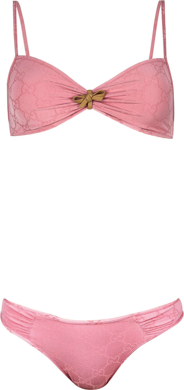 Gucci Spring 1999 Pink Monogram Bikini
