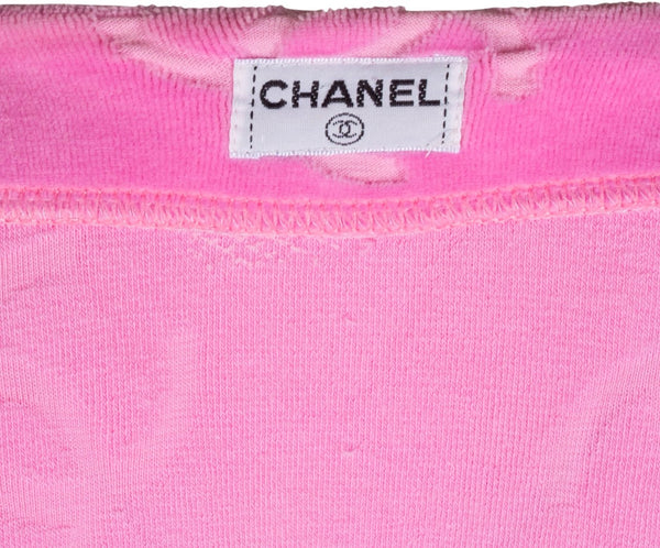 pink chanel tights