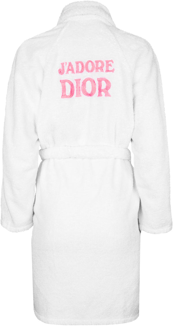 Christian Dior J'Adore Dior Spring 2001 Terry Cloth Robe