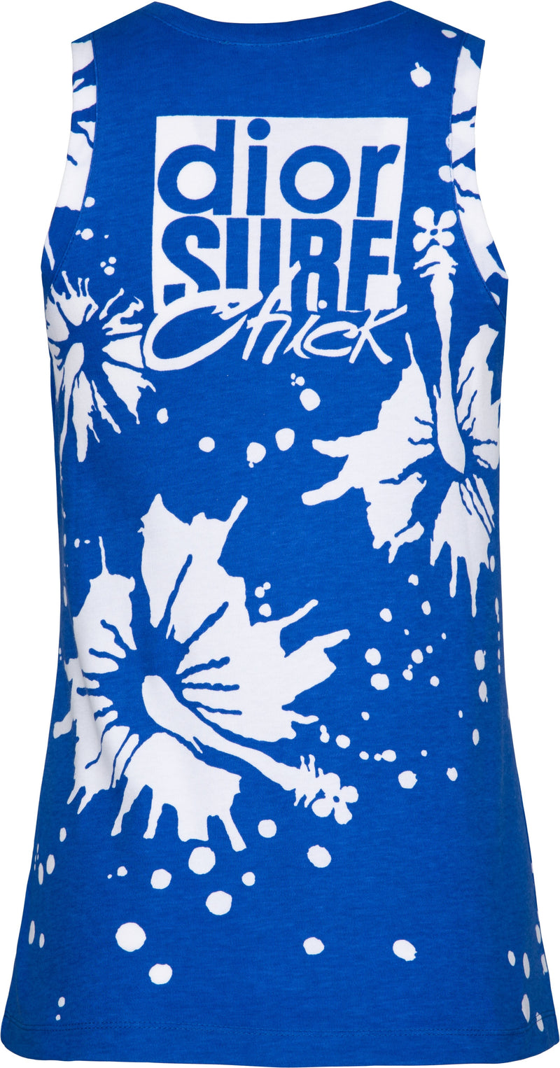 Christian Dior Surf Chick Sleeveless Lace-up Top | EL CYCER