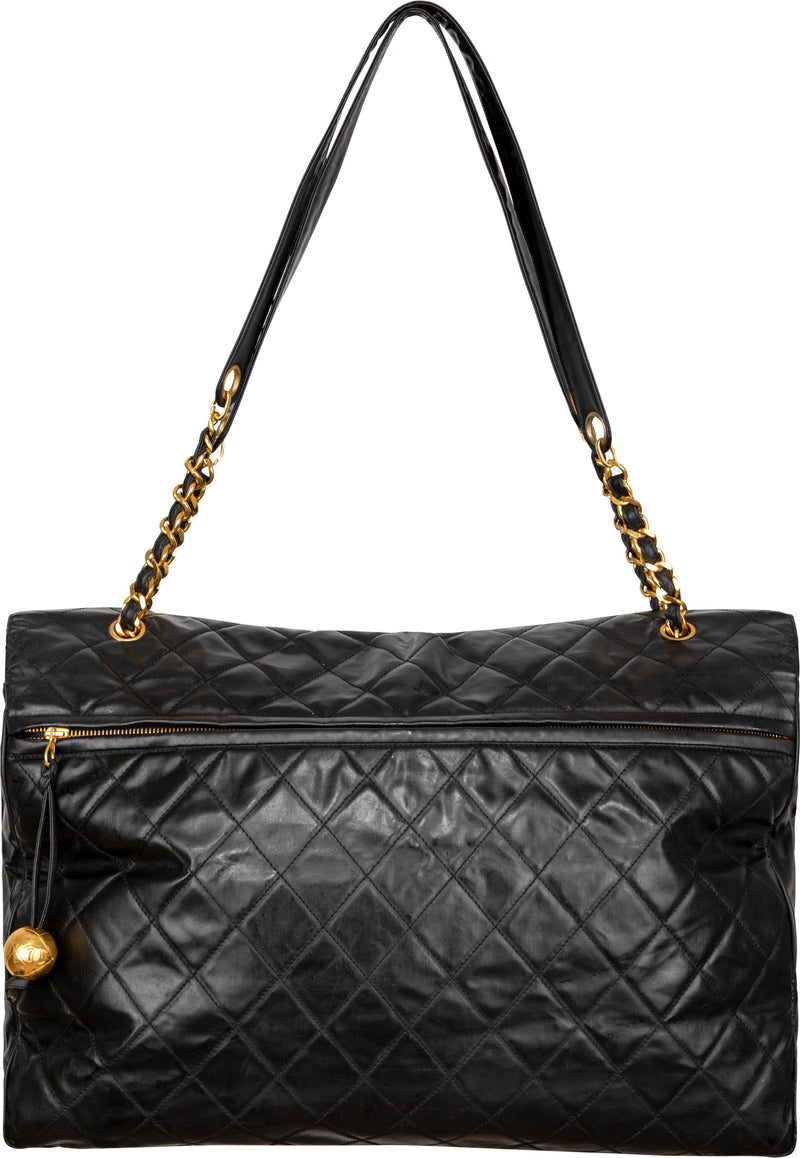 Chanel Xxl Quilted Airline Maxi Flap Travel Bag | El Cycer
