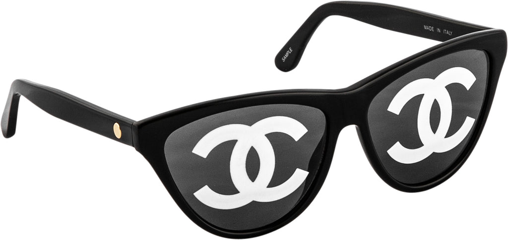 chanel sunglasses with chanel on side