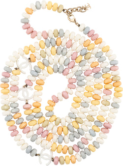 Chanel Fall 2014 Runway Supermarket Candy Logo Necklace