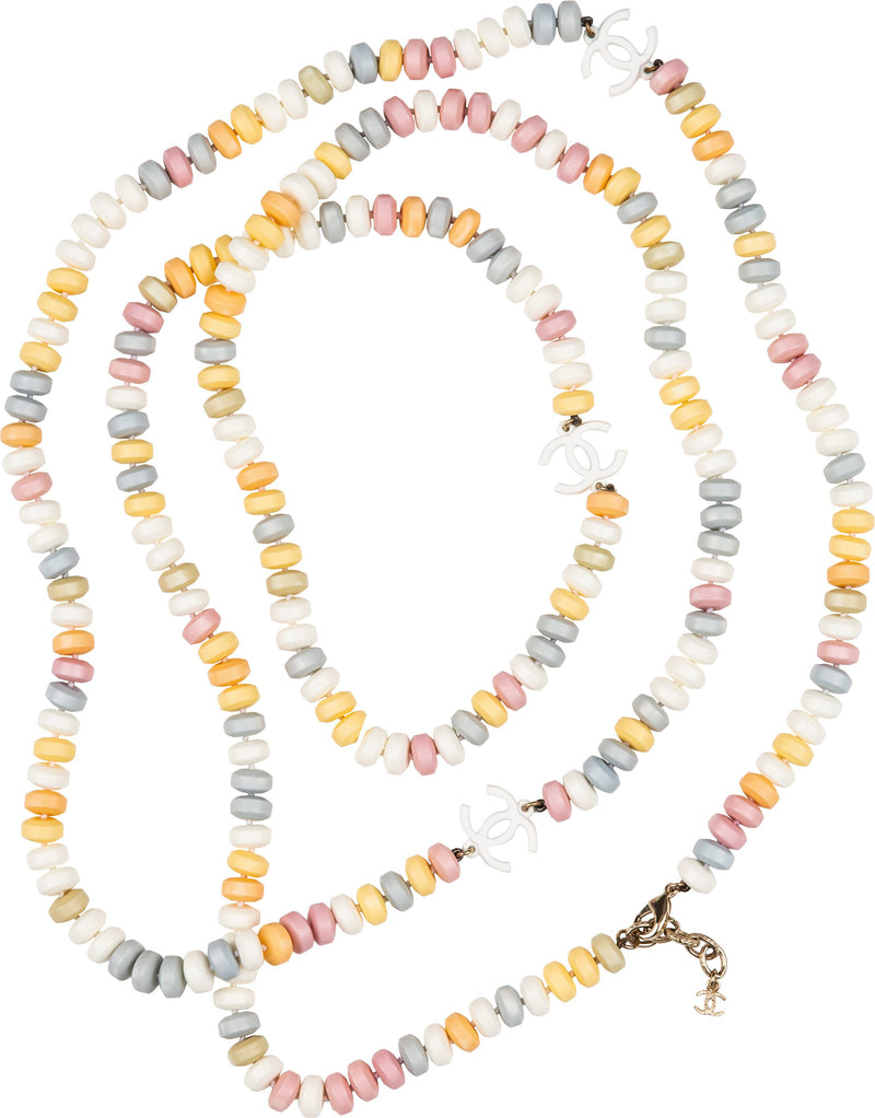 Chanel Fall 2014 Runway Supermarket Candy Logo Necklace