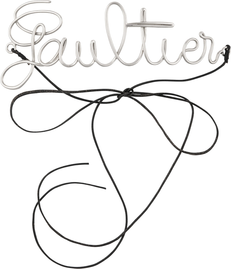 Jean Paul Gaultier Cursive Logo Belt