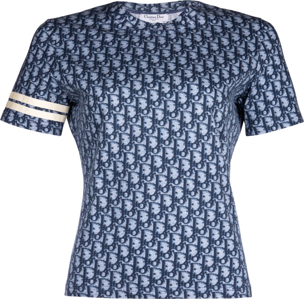 Christian Dior Navy Diorissimo Tee Shirt