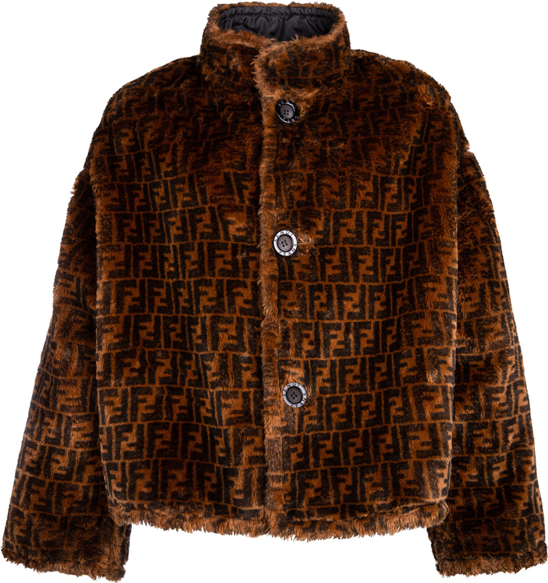 Fendi Zucca Fur Coat | EL CYCER