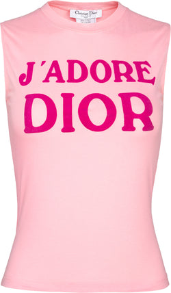 Christian Dior J'Adore Dior Fall 2001 Sleeveless Top