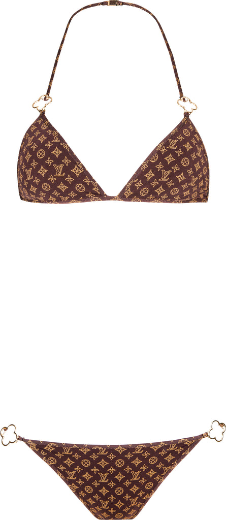 Louis Vuitton Size 36 Small Yellow Monogram Bikini 4lz822s For