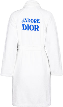 Christian Dior J'Adore Dior Spring 2001 Terry Cloth Robe