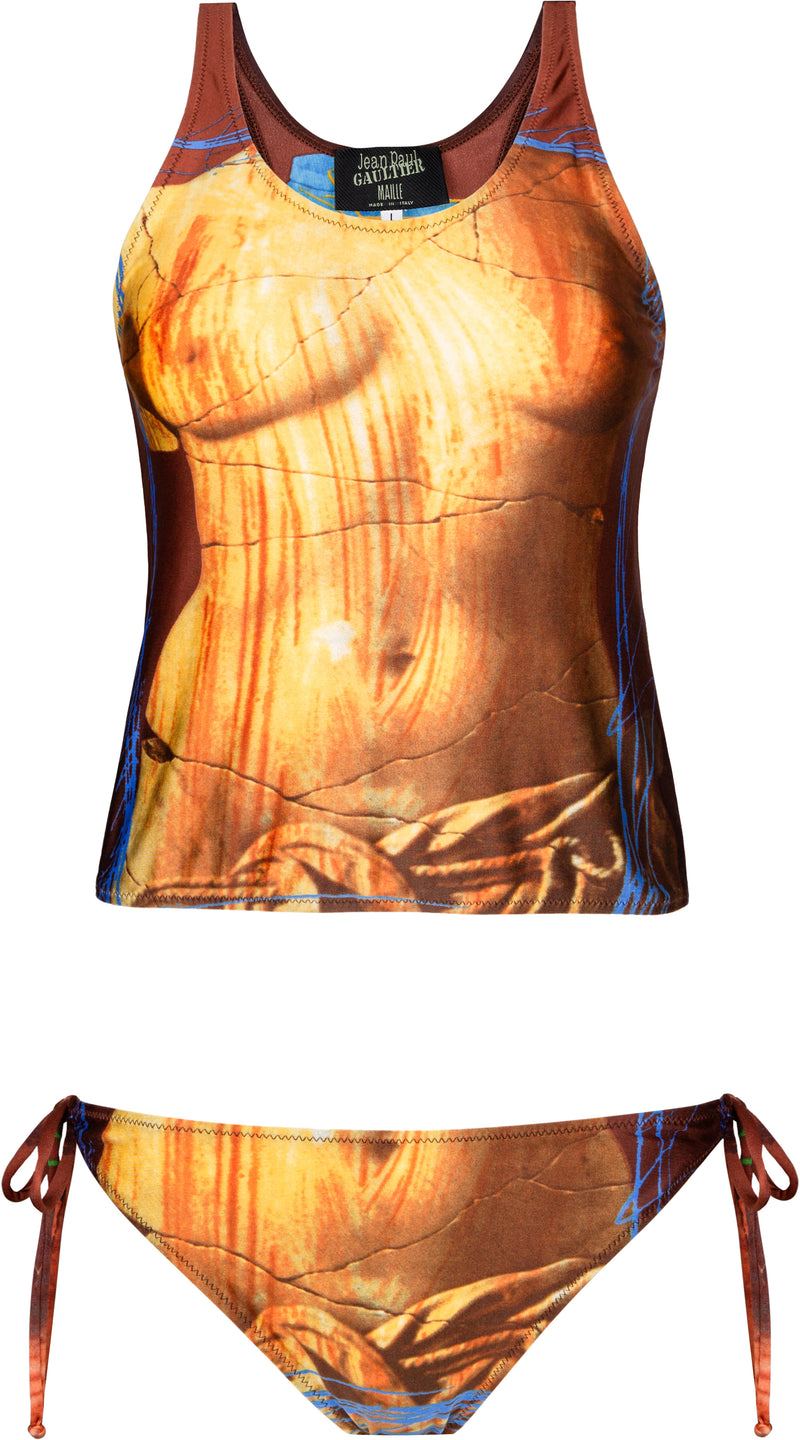 Jean Paul Gaultier Venus de Milo Three-Piece Tank Bikini Set