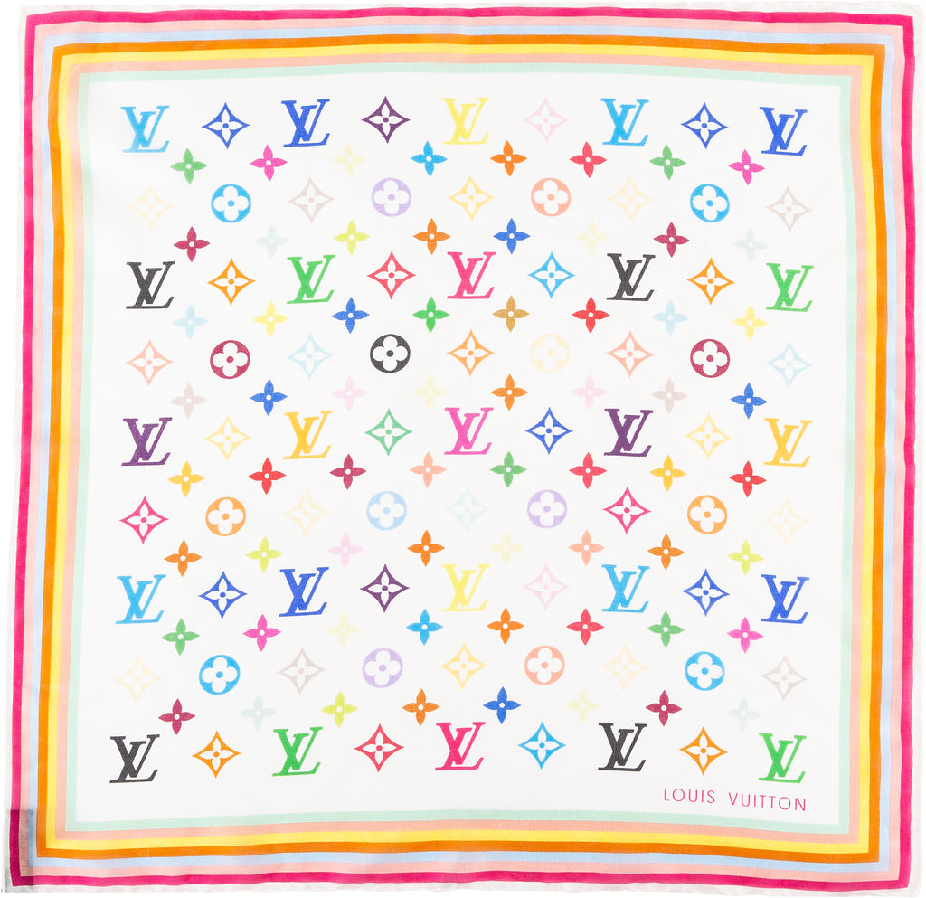 Louis Vuitton Multicolor Silk Scarf