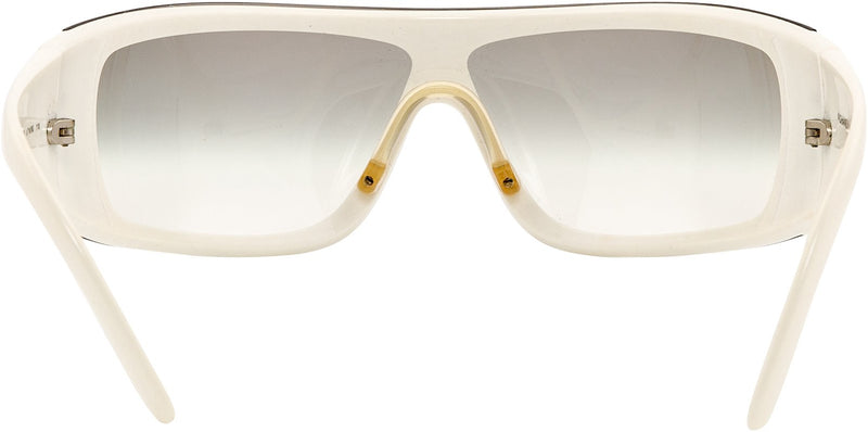 Chanel Ombré Swarovski Logo Shield Sunglasses